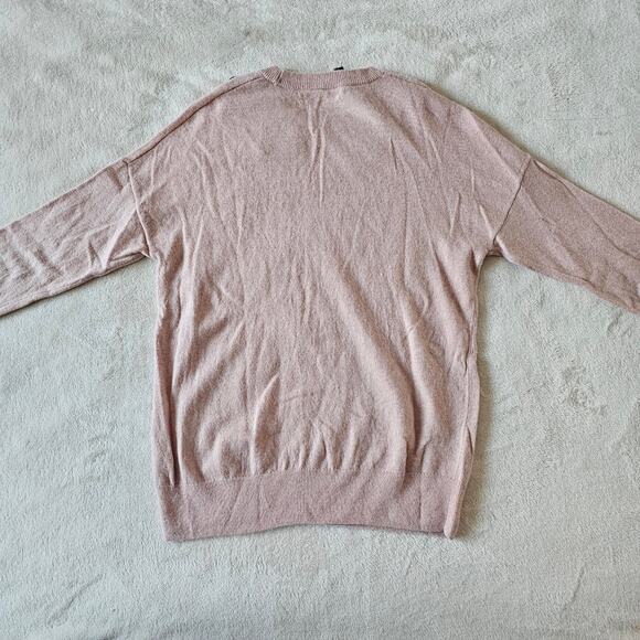 J. Crew Women's Opal Embellished Wool Sweater Size XS Pink Abby Young Restless - Picture 5 of 14